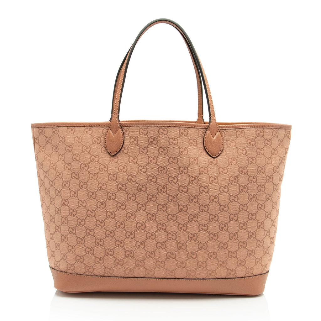 Gucci GG Canvas Ophidia Large Tote (SHF-CXUhG9)