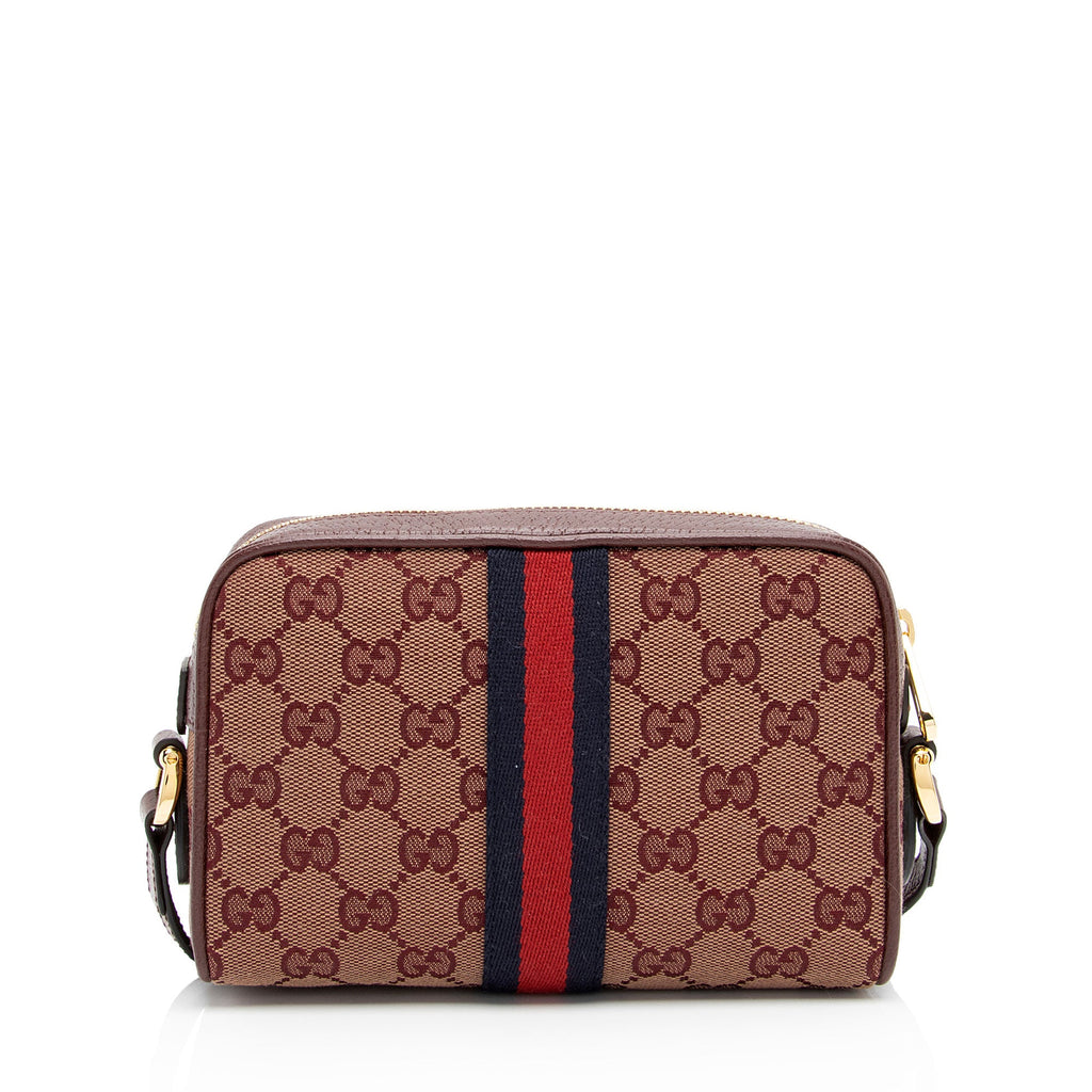 Gucci GG Canvas Ophidia Mini Shoulder Bag (SHF-xkp3mR)