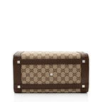 Gucci GG Canvas Padlock Top Handle Train Case (SHF-3uBuOE)