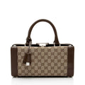 Gucci GG Canvas Padlock Top Handle Train Case (SHF-3uBuOE)