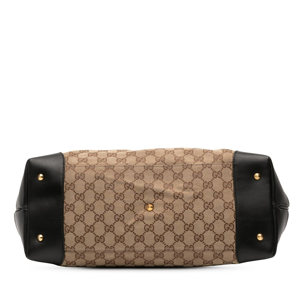 Gucci GG Canvas Patti Stud Tote