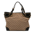 Gucci GG Canvas Patti Stud Tote