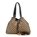 Gucci GG Canvas Peggy Shoulder Bag (SHF-21692)
