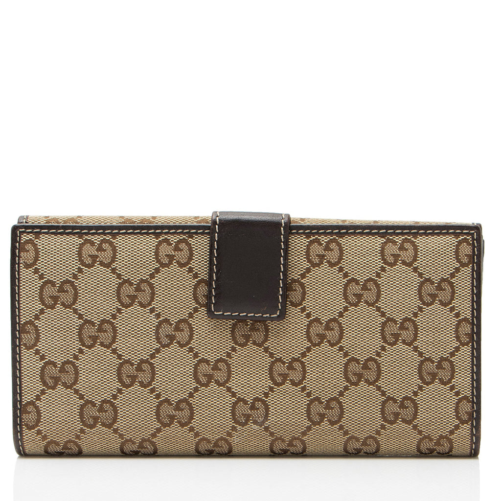 Gucci GG Canvas Pelham Continental Wallet