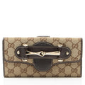 Gucci GG Canvas Pelham Continental Wallet