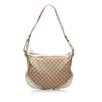 Gucci GG Canvas Pelham Studded Hobo Bag (SHG-vlHJxE)
