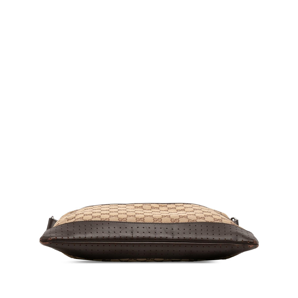 Gucci GG Canvas Perforated Crossbody