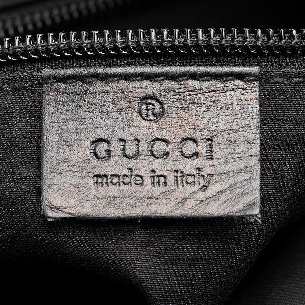 Gucci GG Canvas Perforated Leather Messenger Bag (SHF-20533)