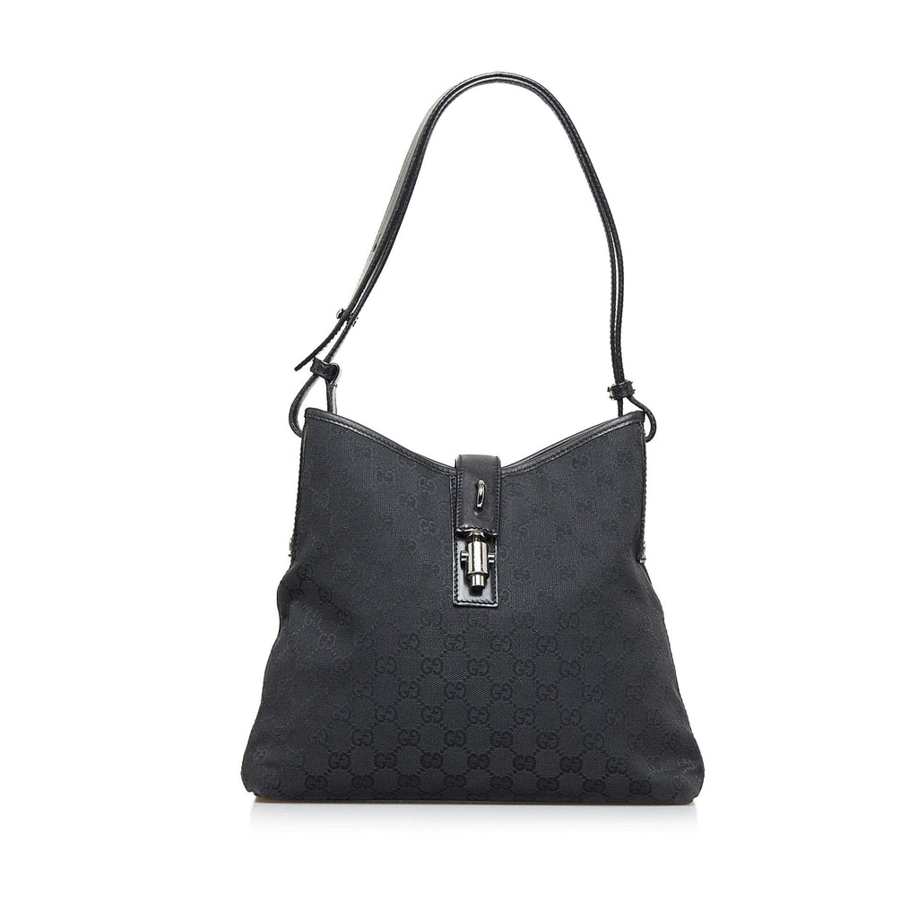 Gucci GG Canvas Piston Shoulder Bag (SHG-UpkBKi)