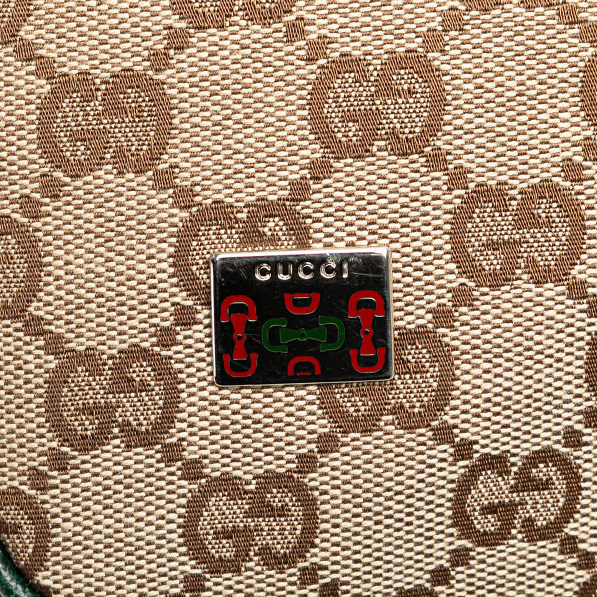 Gucci GG Canvas Pop Web Shoulder Bag