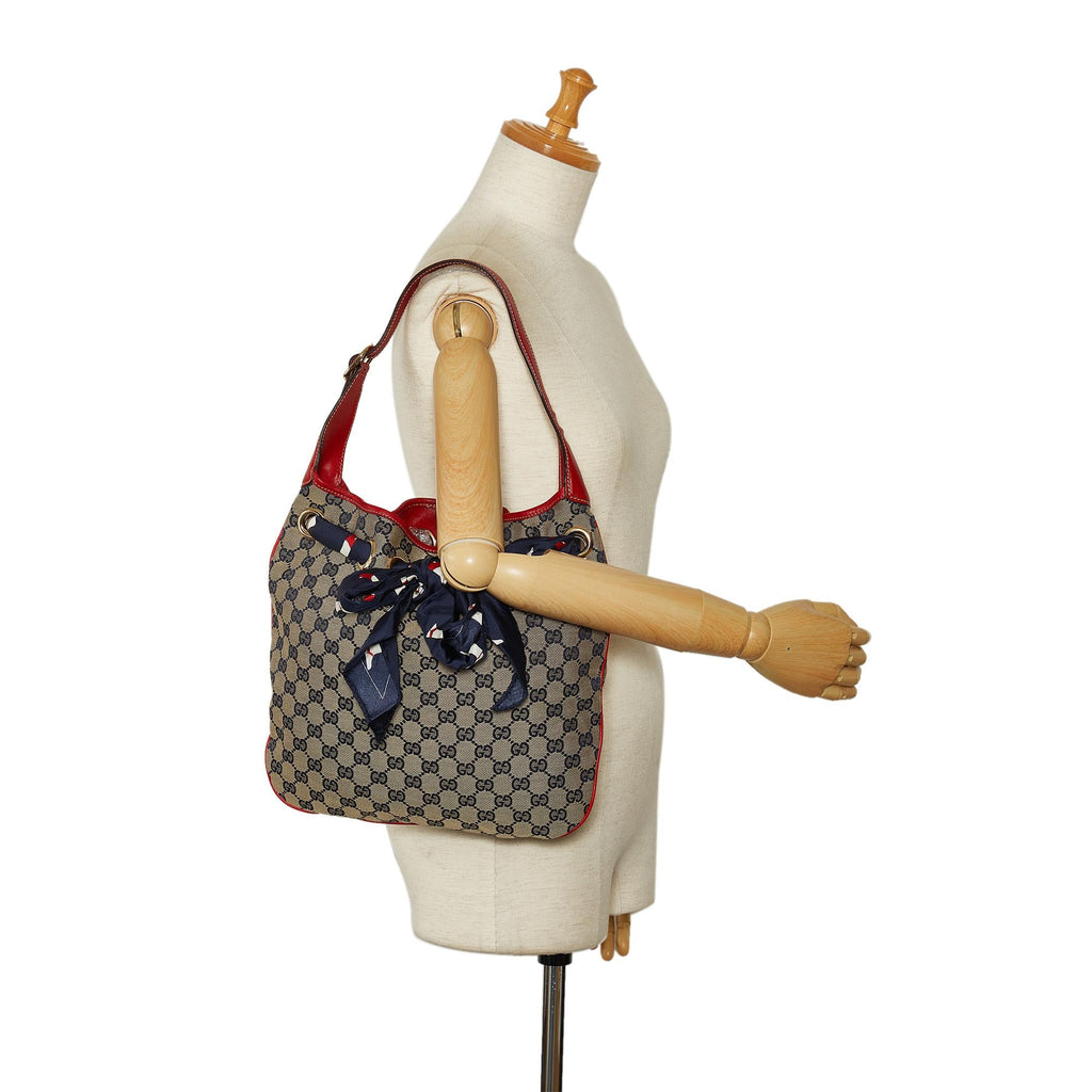 Gucci GG Canvas Positano Hobo (SHG-M2VhaD)