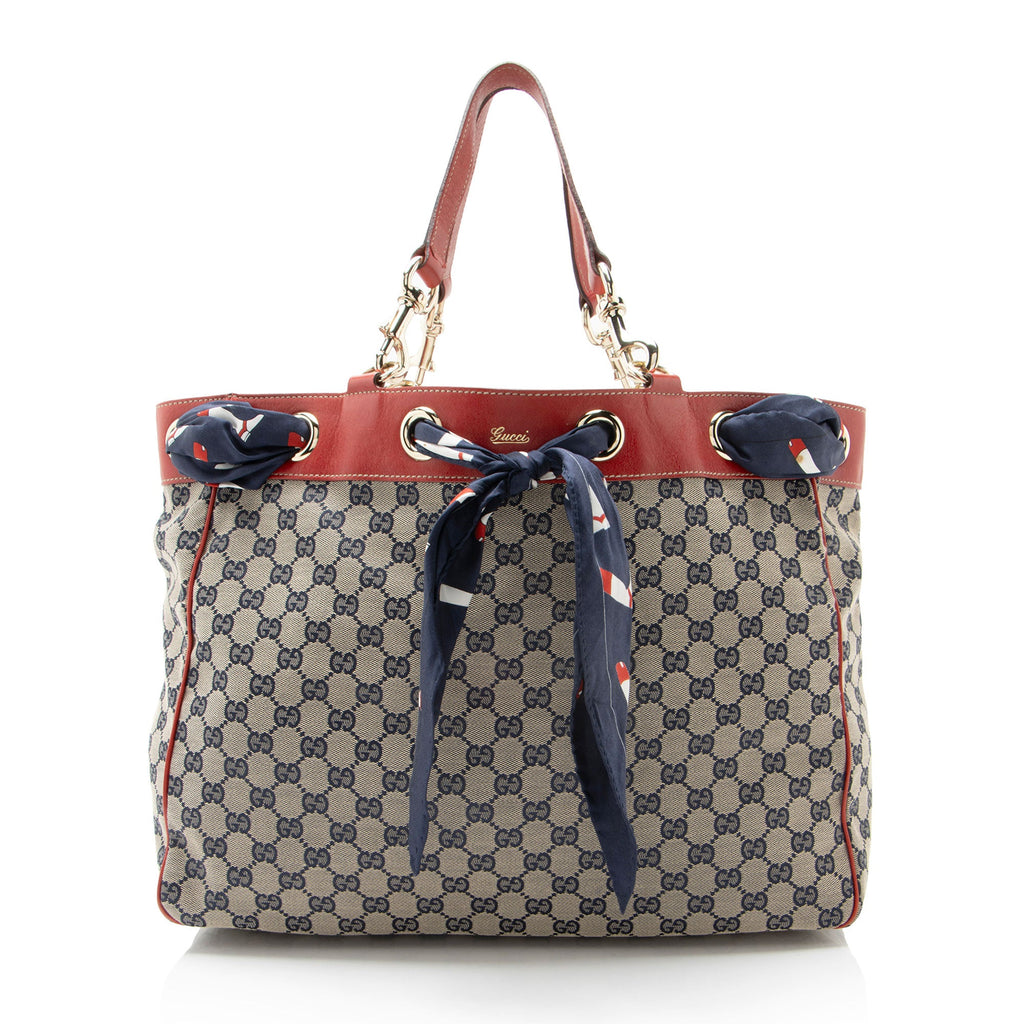Gucci GG Canvas Positano Tote