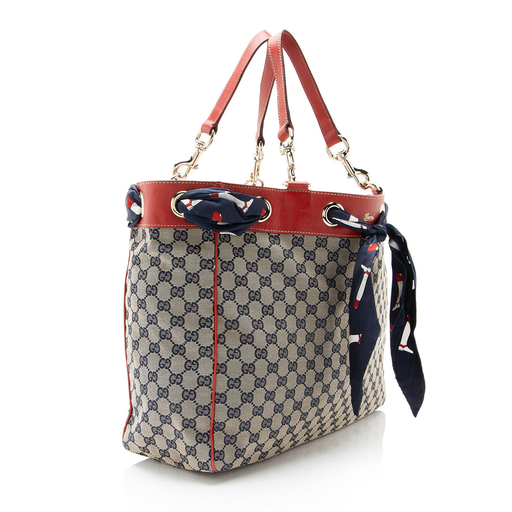 Gucci GG Canvas Positano Tote