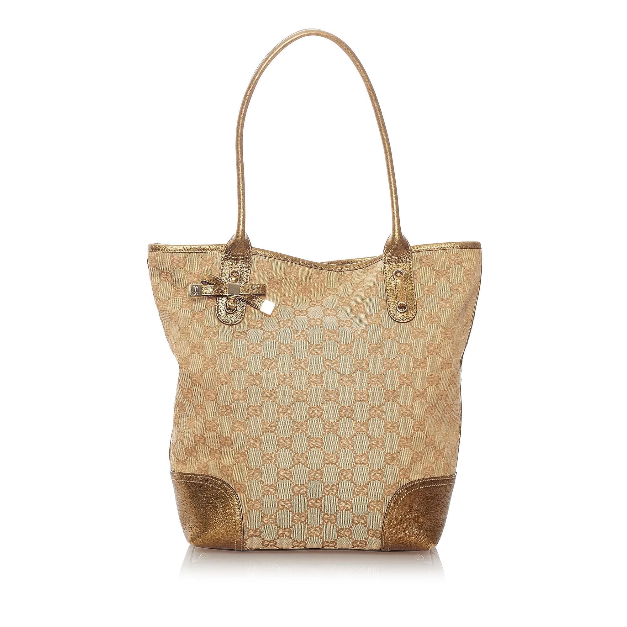 Gucci GG Canvas Princy Tote Bag (SHG-27888)