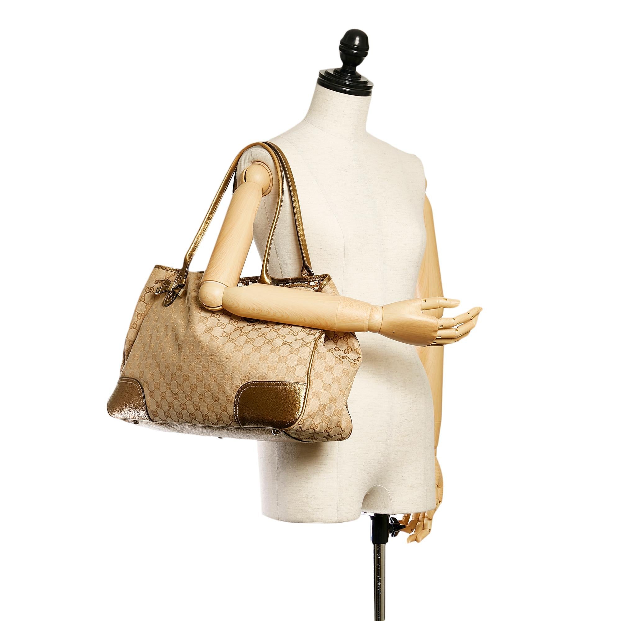 Gucci GG Canvas Princy Tote Bag (SHG-29024)