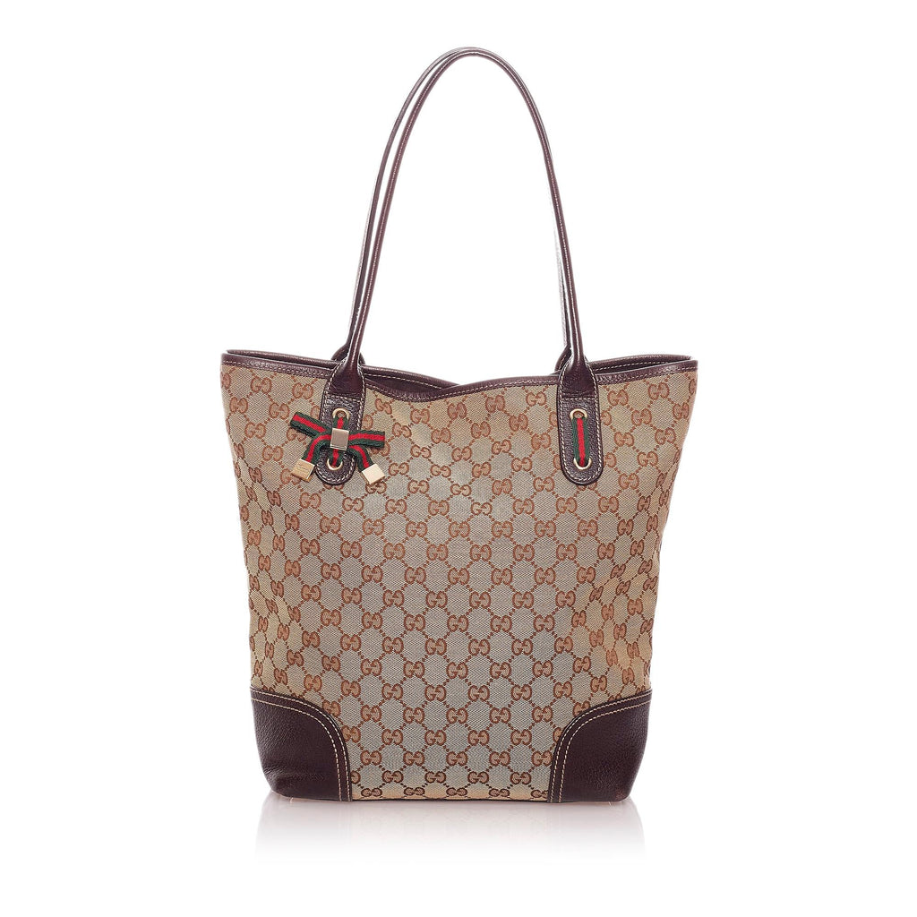 Gucci GG Canvas Princy Tote Bag (SHG-29182)