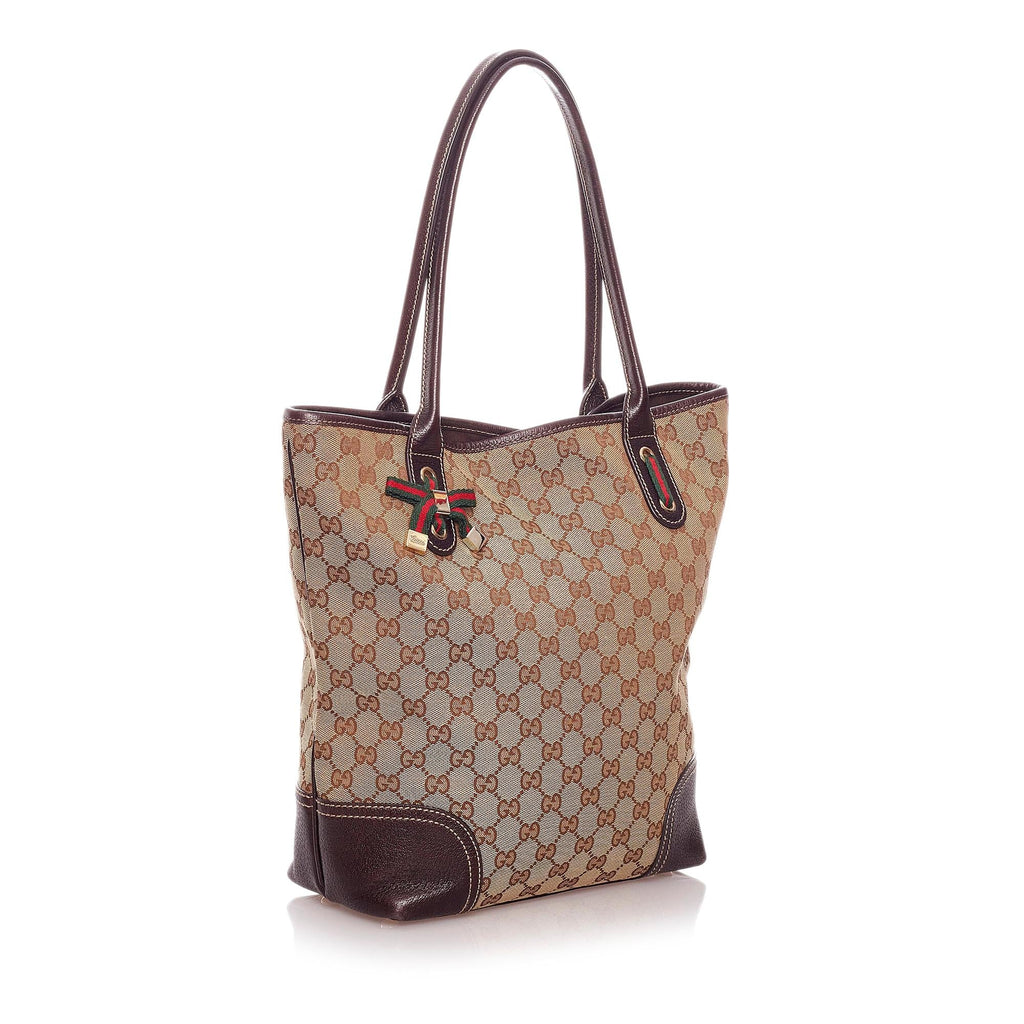Gucci GG Canvas Princy Tote Bag (SHG-29182)