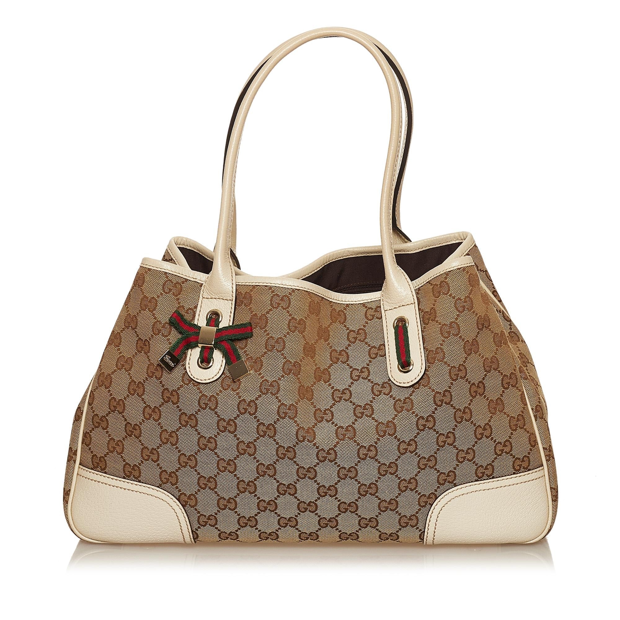Gucci GG Canvas Princy Tote Bag (SHG-29435)