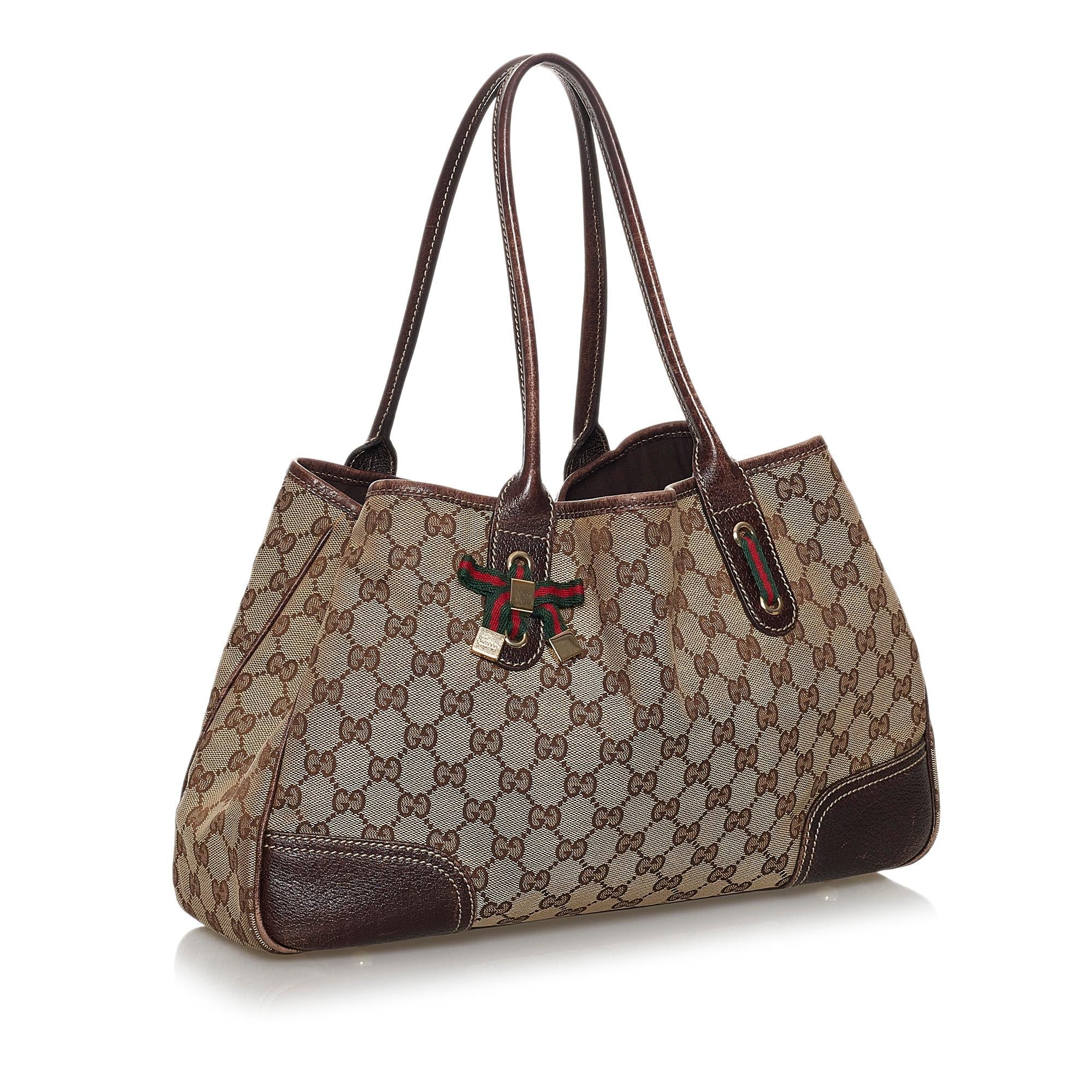Gucci GG Canvas Princy Tote Bag (SHG-30261)