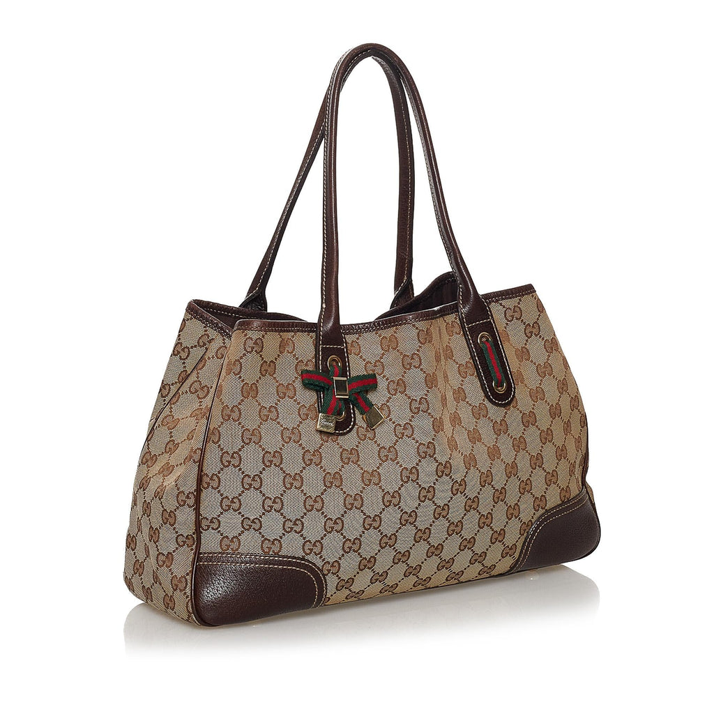 Gucci GG Canvas Princy Tote Bag (SHG-30396)