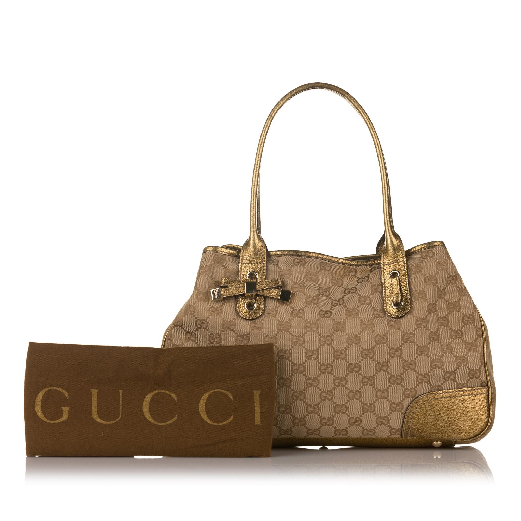 Gucci GG Canvas Princy Tote Bag (SHG-34663)