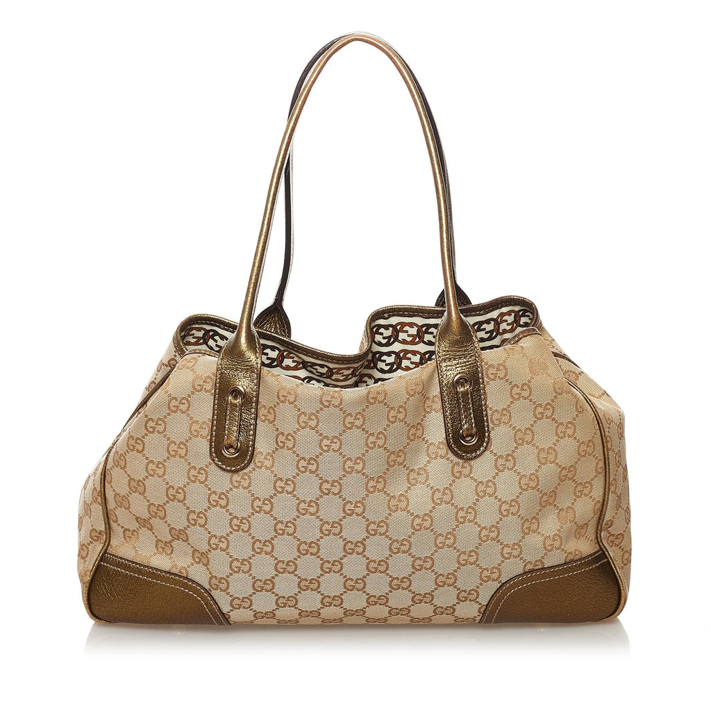 Gucci GG Canvas Princy Tote Bag (SHG-36148)