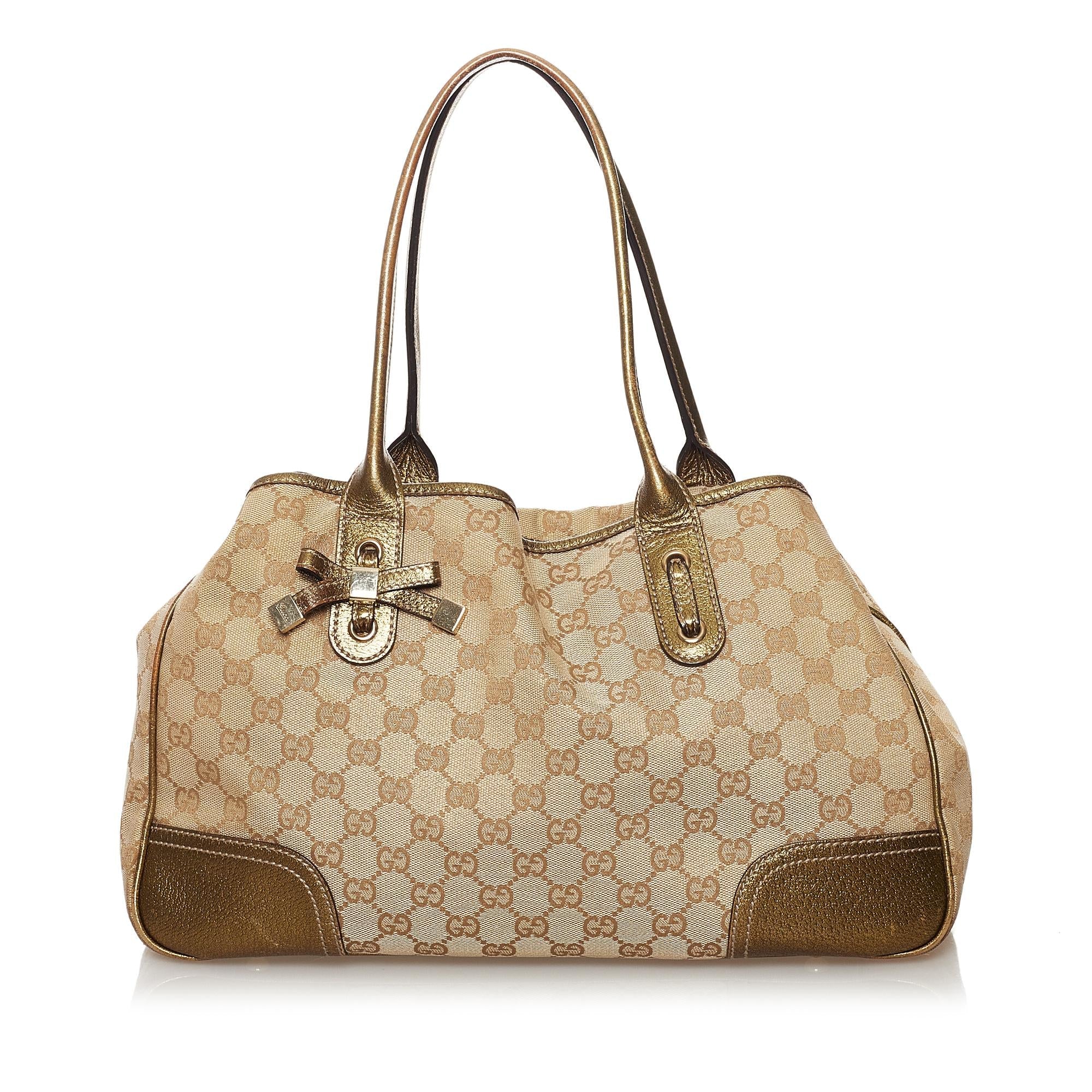 Gucci GG Canvas Princy Tote Bag (SHG-36148)
