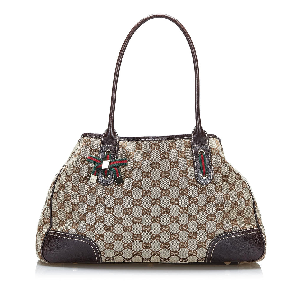 Gucci GG Canvas Princy Tote (SHG-GLor0l)