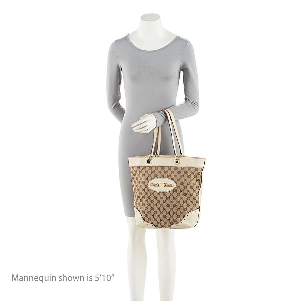 Gucci GG Canvas Punch Medium Tote