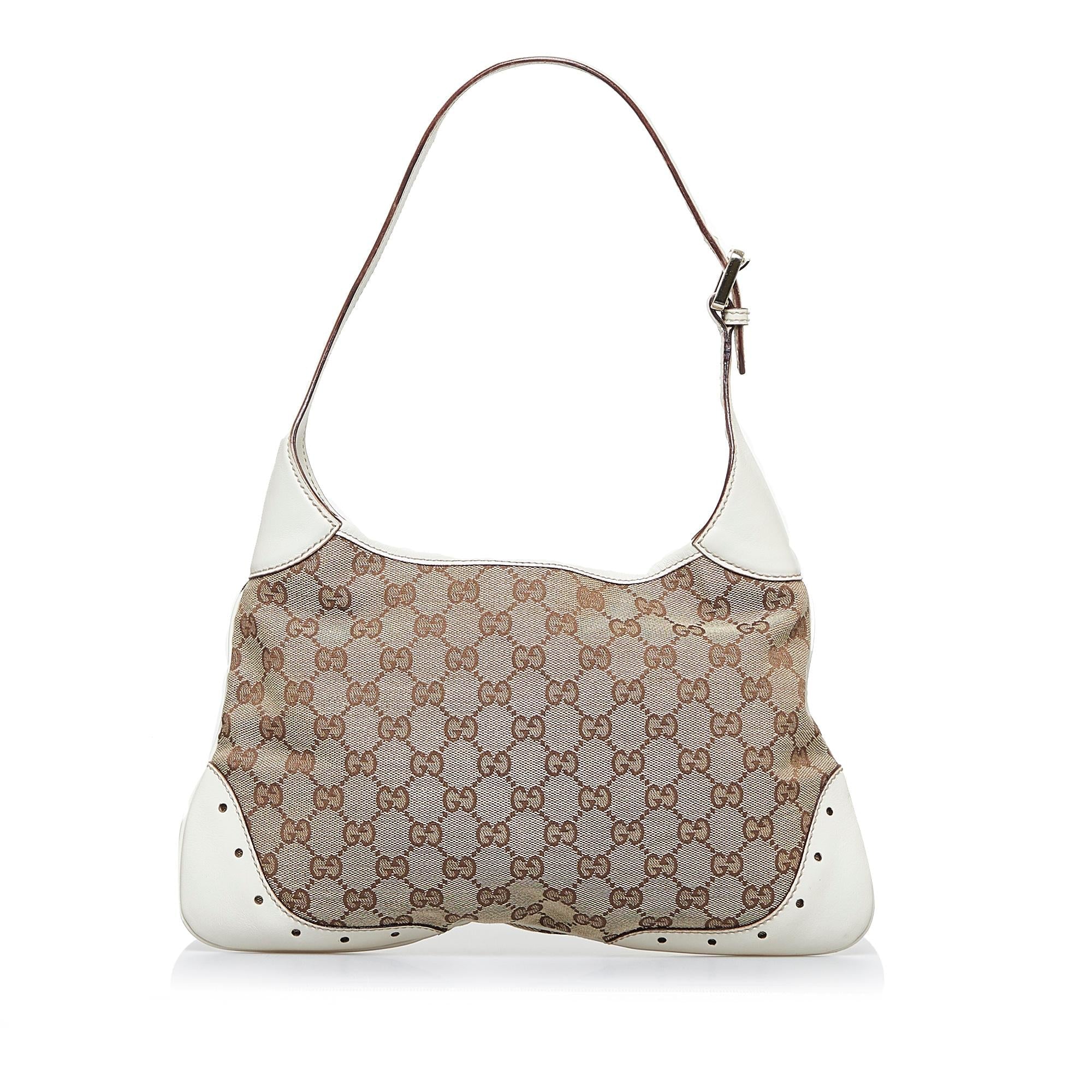 Gucci GG Canvas Punch Shoulder Bag (SHG-1mCEKQ)