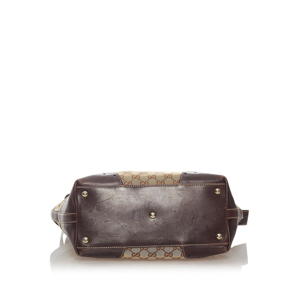 Gucci GG Canvas Punch Tote Bag (SHG-27409)