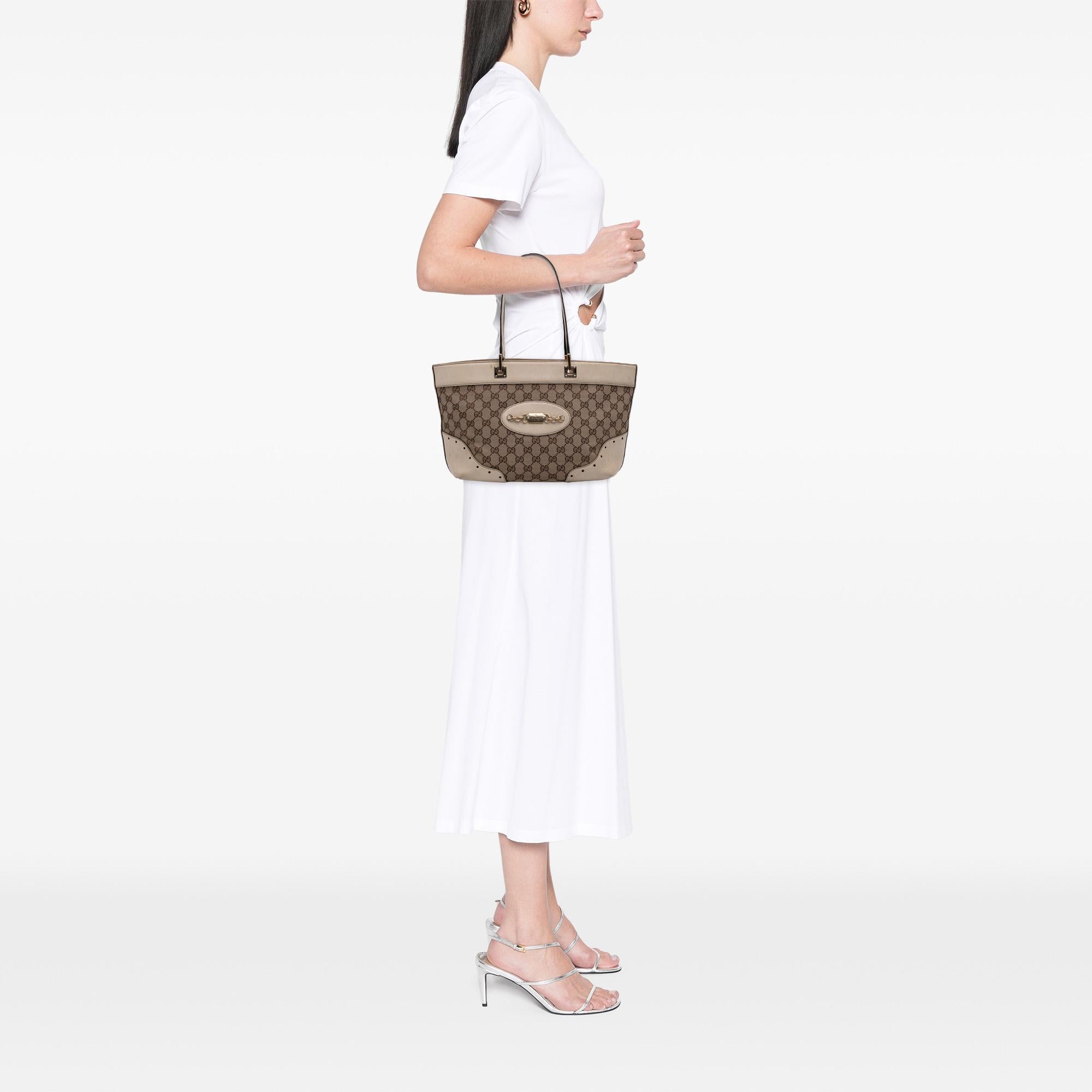 Gucci GG Canvas Punch Tote
