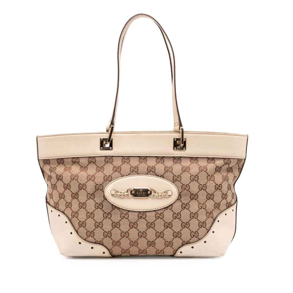 Gucci GG Canvas Punch Tote