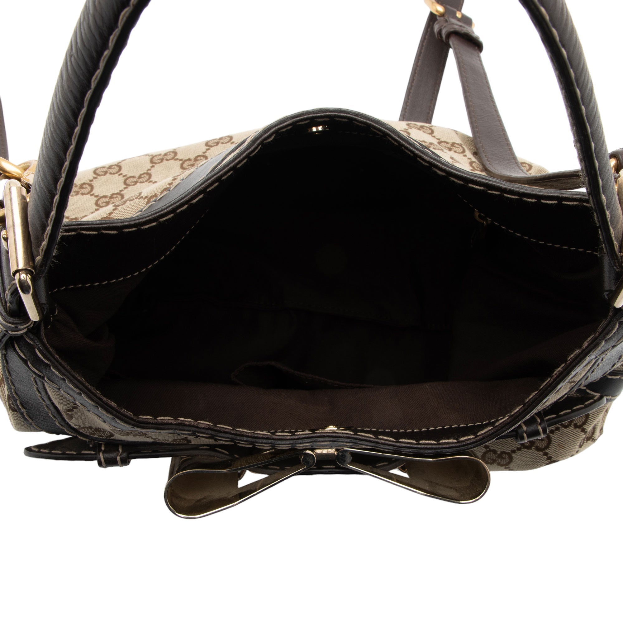 Gucci GG Canvas Queen Medium Hobo (SHF-ZWYQV0)