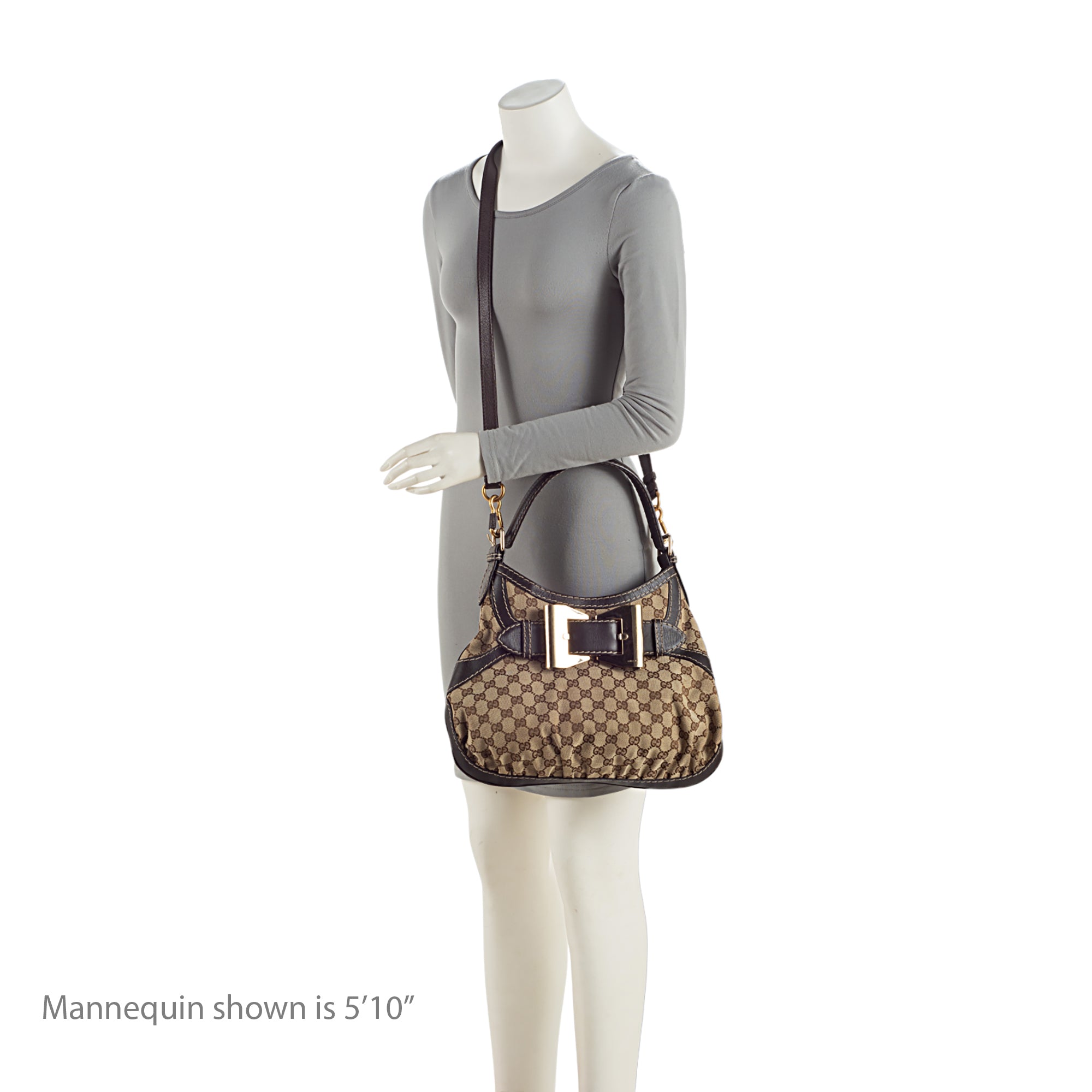Gucci GG Canvas Queen Medium Hobo (SHF-ZWYQV0)