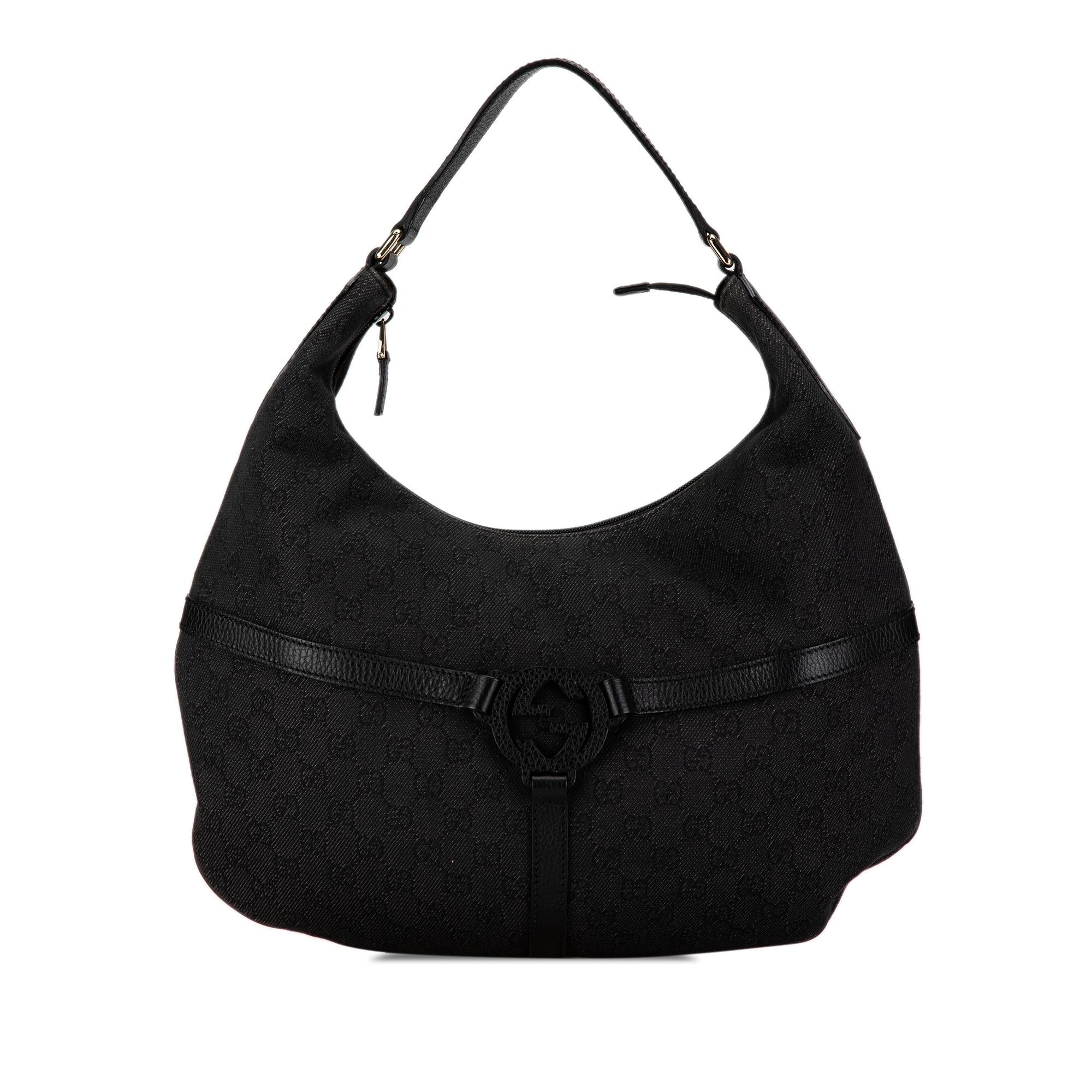 Gucci GG Canvas Reins Hobo Bag (SHG-oCFlyu)
