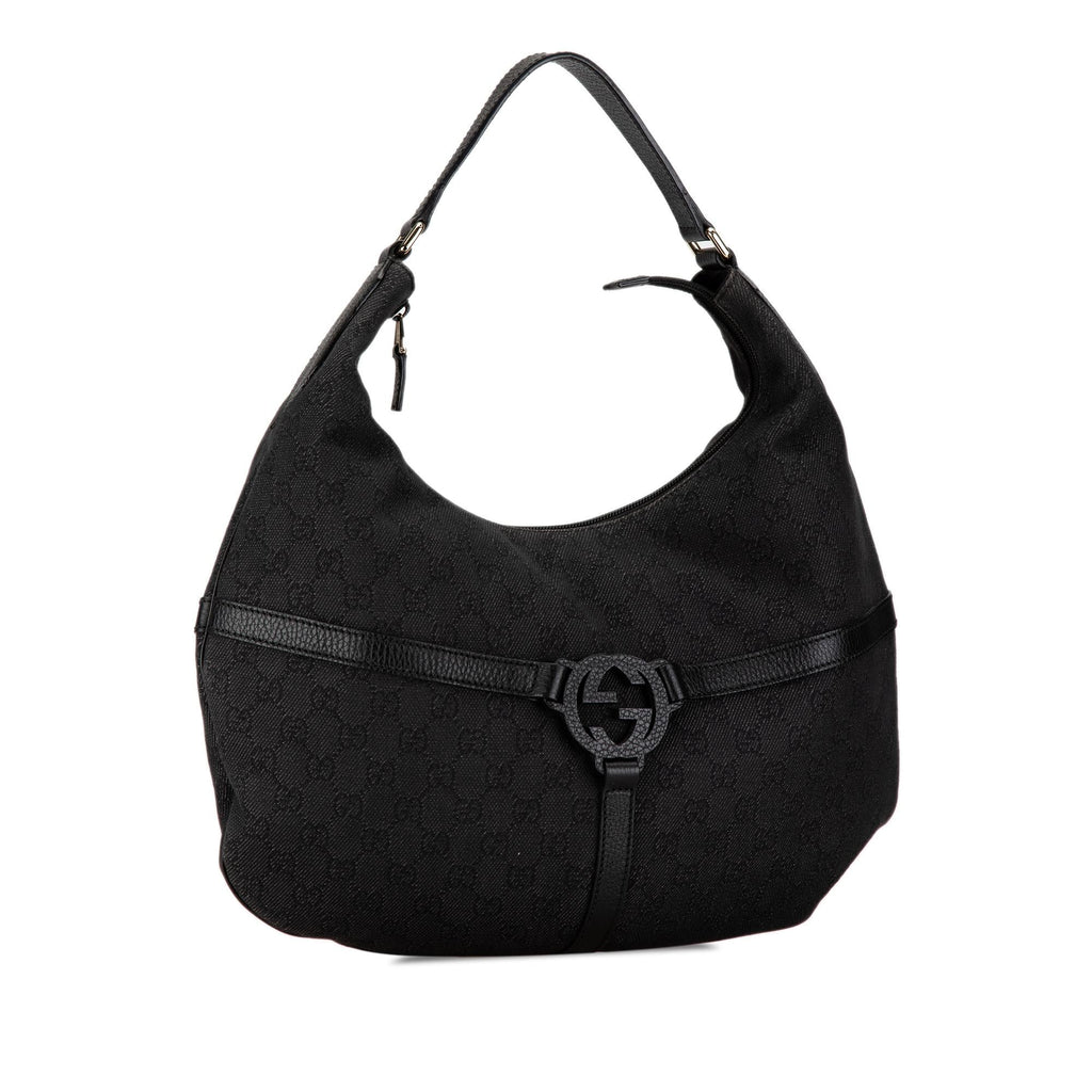 Gucci GG Canvas Reins Hobo Bag (SHG-oCFlyu)