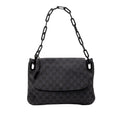 Gucci GG Canvas Resin Chain Flap Shoulder Bag