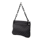 Gucci GG Canvas Resin Chain Flap Shoulder Bag