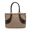 Gucci GG Canvas Ring Medium Zip Tote (SHF-22955)