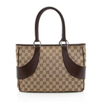 Gucci GG Canvas Ring Medium Zip Tote (SHF-22955)