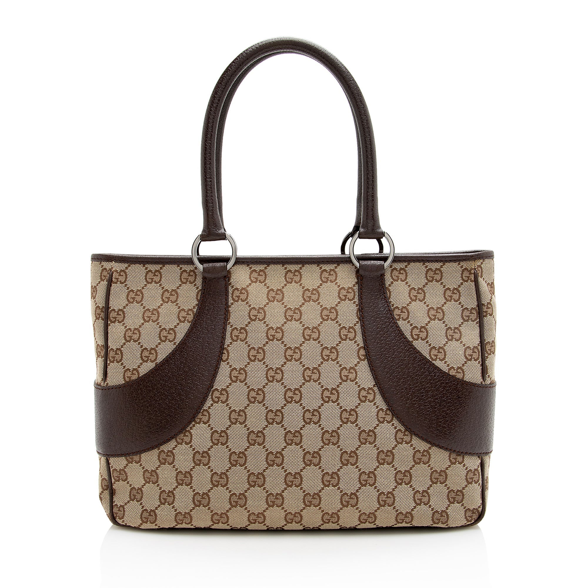 Gucci GG Canvas Ring Medium Zip Tote (SHF-22955)