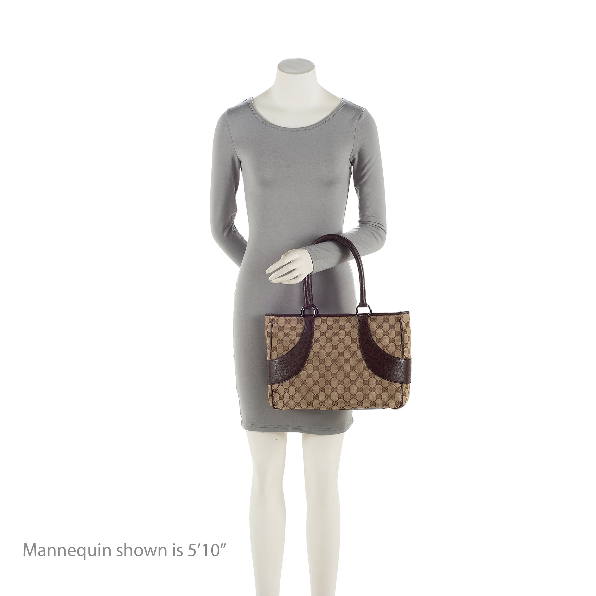 Gucci GG Canvas Ring Medium Zip Tote (SHF-22955)