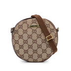 Gucci GG Canvas Round Crossbody (SHG-vcB2C2)