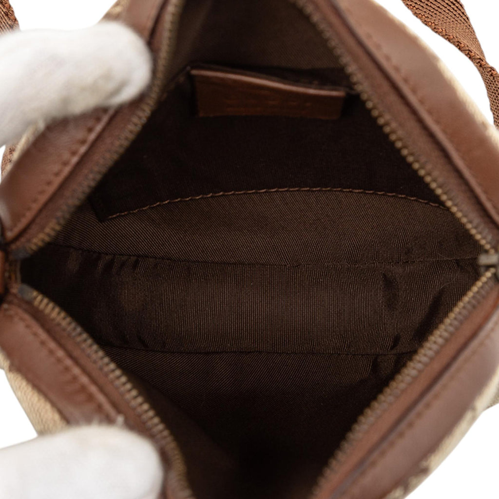 Gucci GG Canvas Round Crossbody