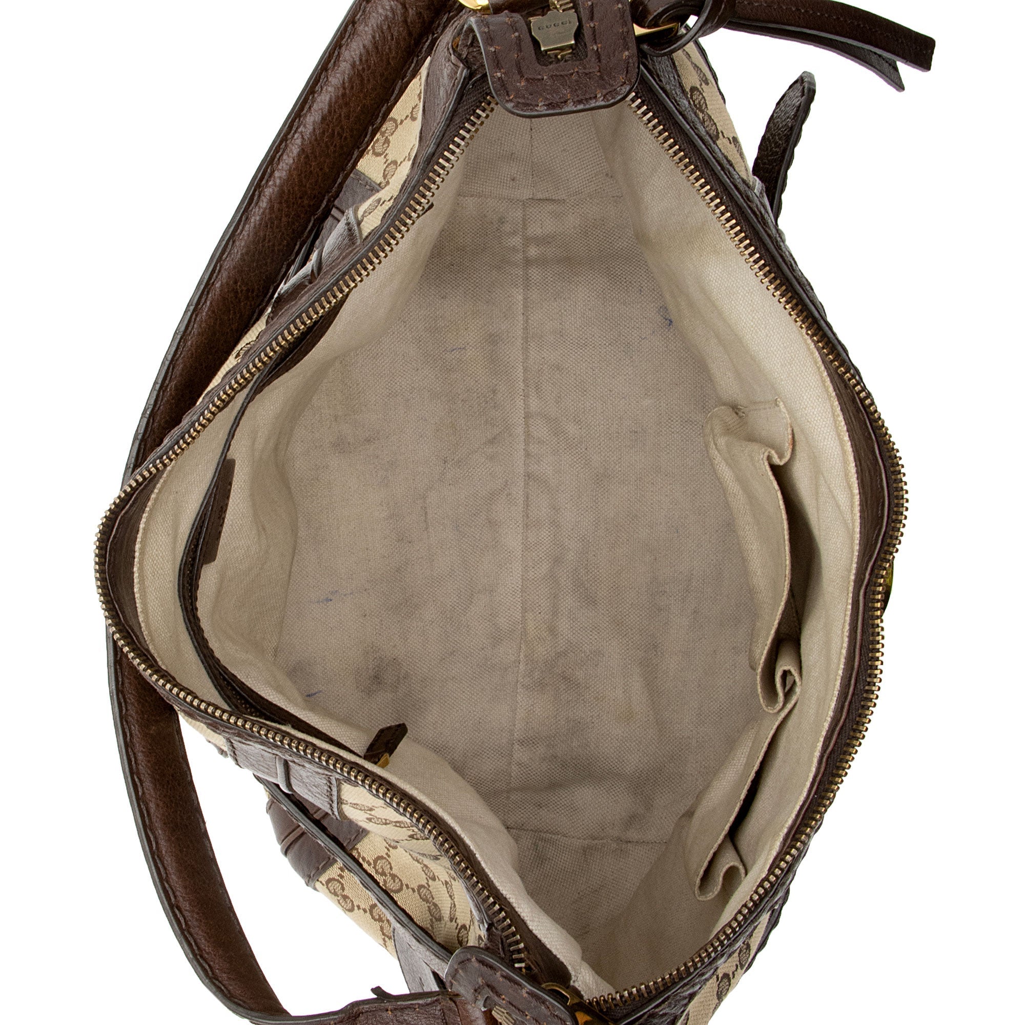 Gucci GG Canvas Running Medium Hobo (SHF-jpwkkM)