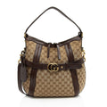 Gucci GG Canvas Running Medium Hobo (SHF-kbbOCL)