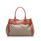 Gucci GG Canvas Running Tote (SHG-qCEs72)
