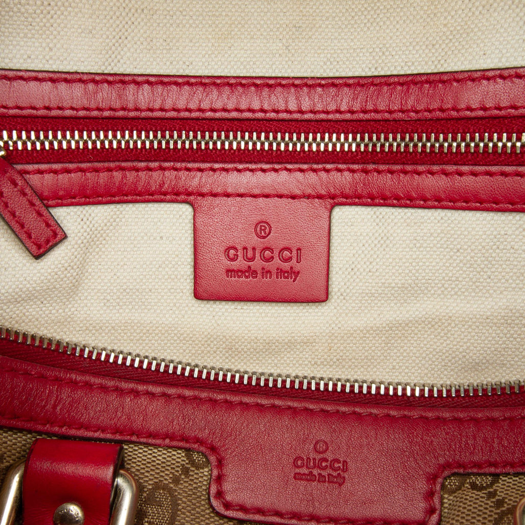 Gucci GG Canvas Satchel (SHG-peFRyU)