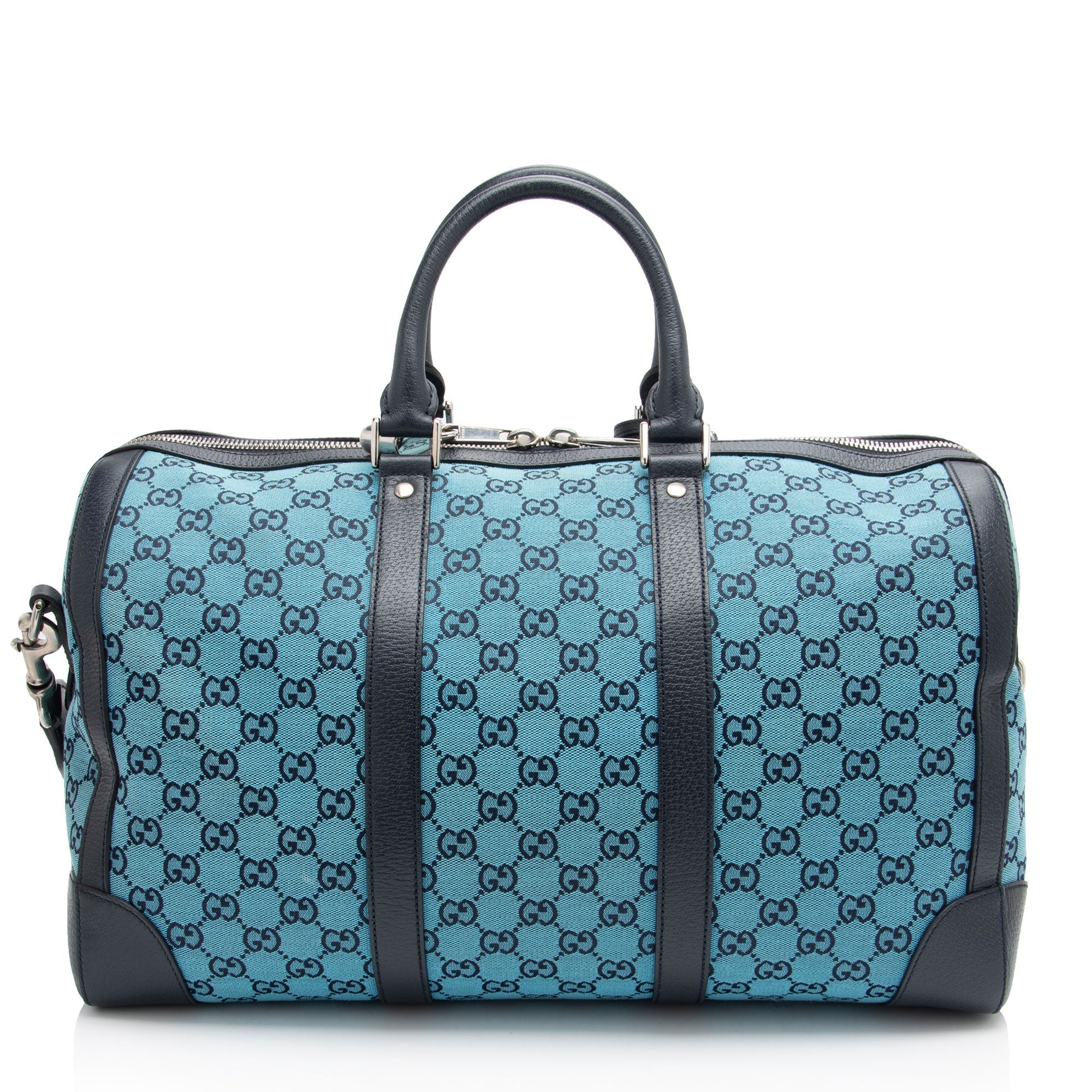 Gucci GG Canvas Savoy Medium Duffle (SHF-8zVTxr)